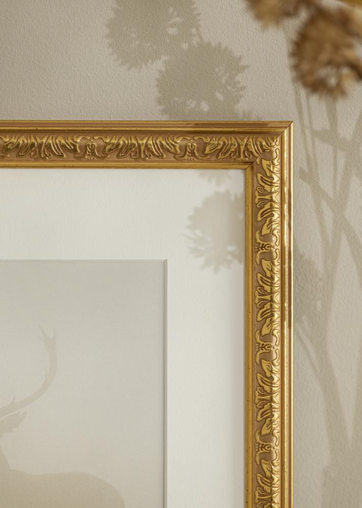 Ramme Nostalgia Akrylglas Guld 62x85 cm
