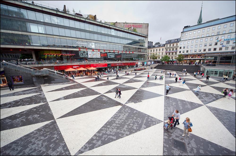 Sergels Torg Stockholm - 50x70 cm Plakat
