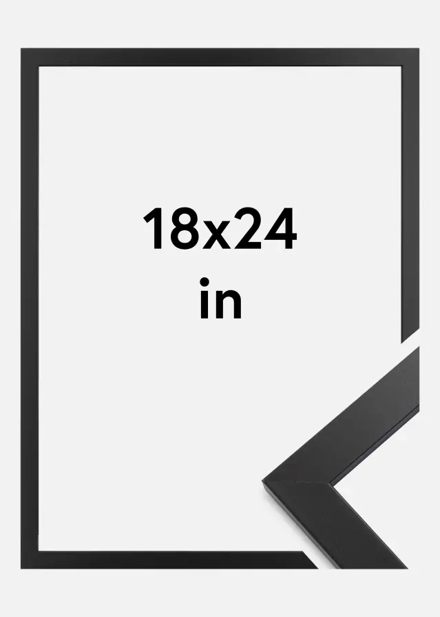 Ramme Black Wood 18x24 inches (45,72x60,96 cm)