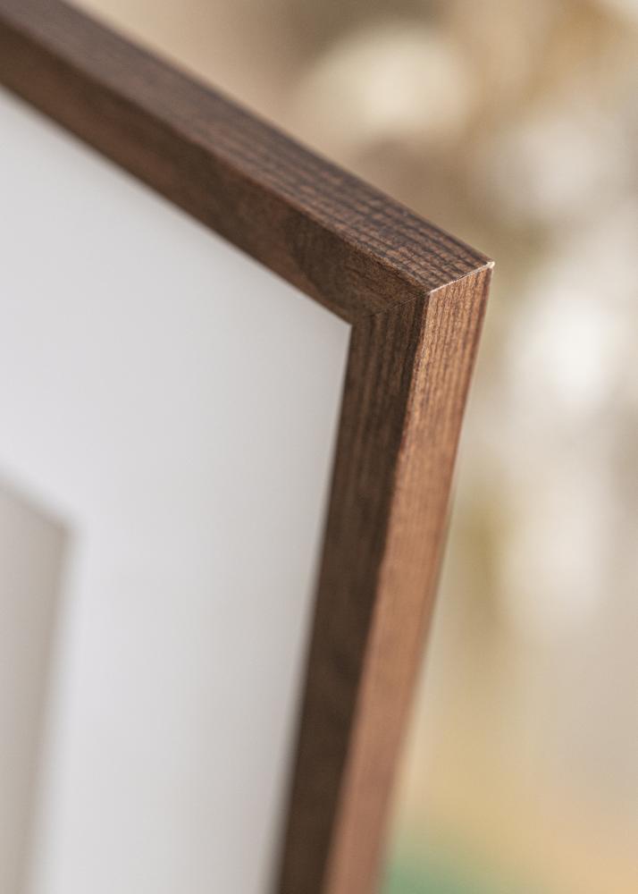Ramme Galant Akrylglas Valnød 30x30 cm