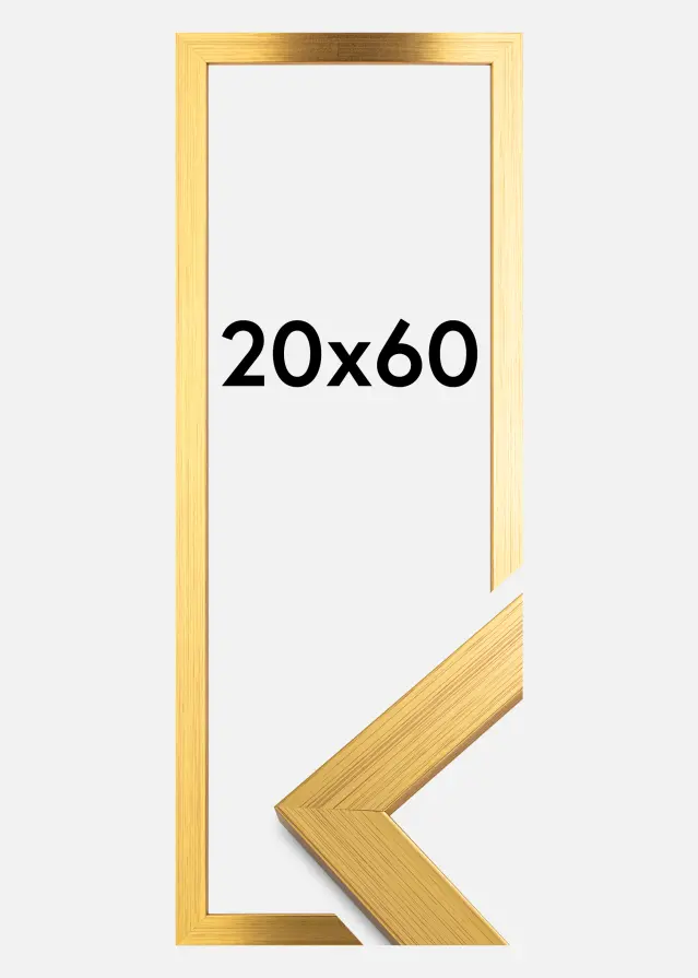 Ramme Gold Wood Akrylglas 20x60 cm