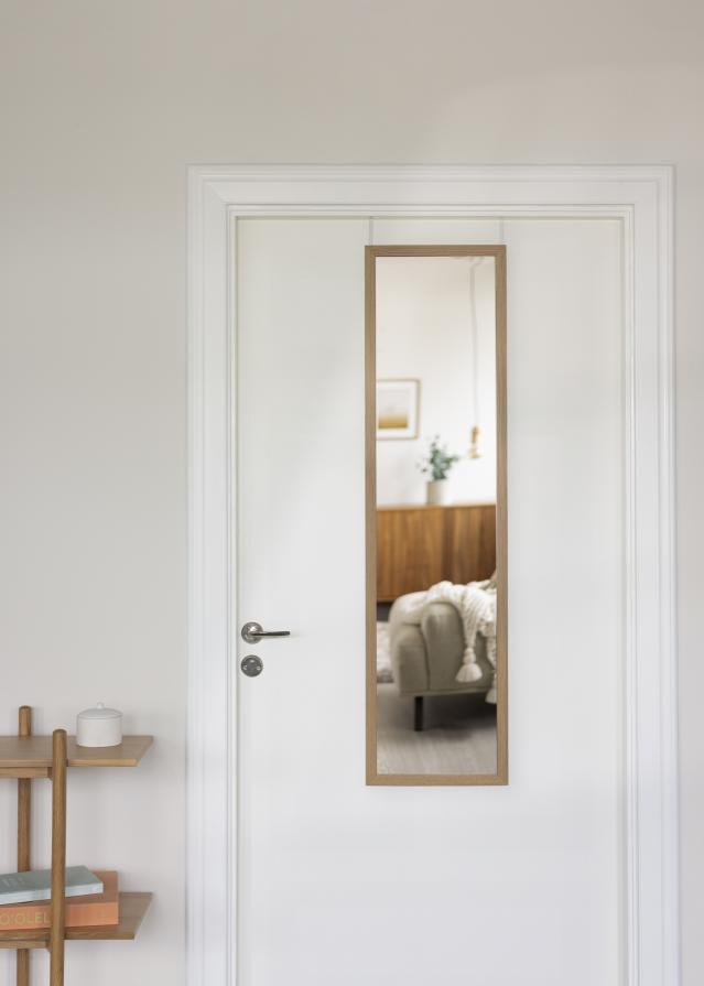 Spejl Overdoor Massiv eg 34x126 cm