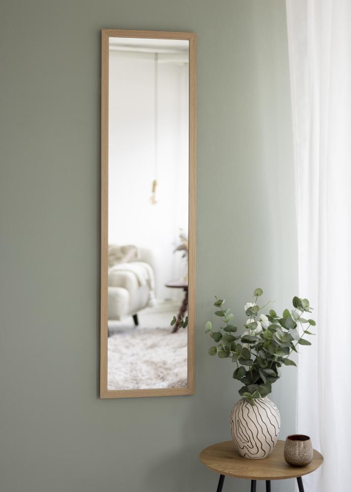 Spejl Overdoor Massiv eg 34x126 cm