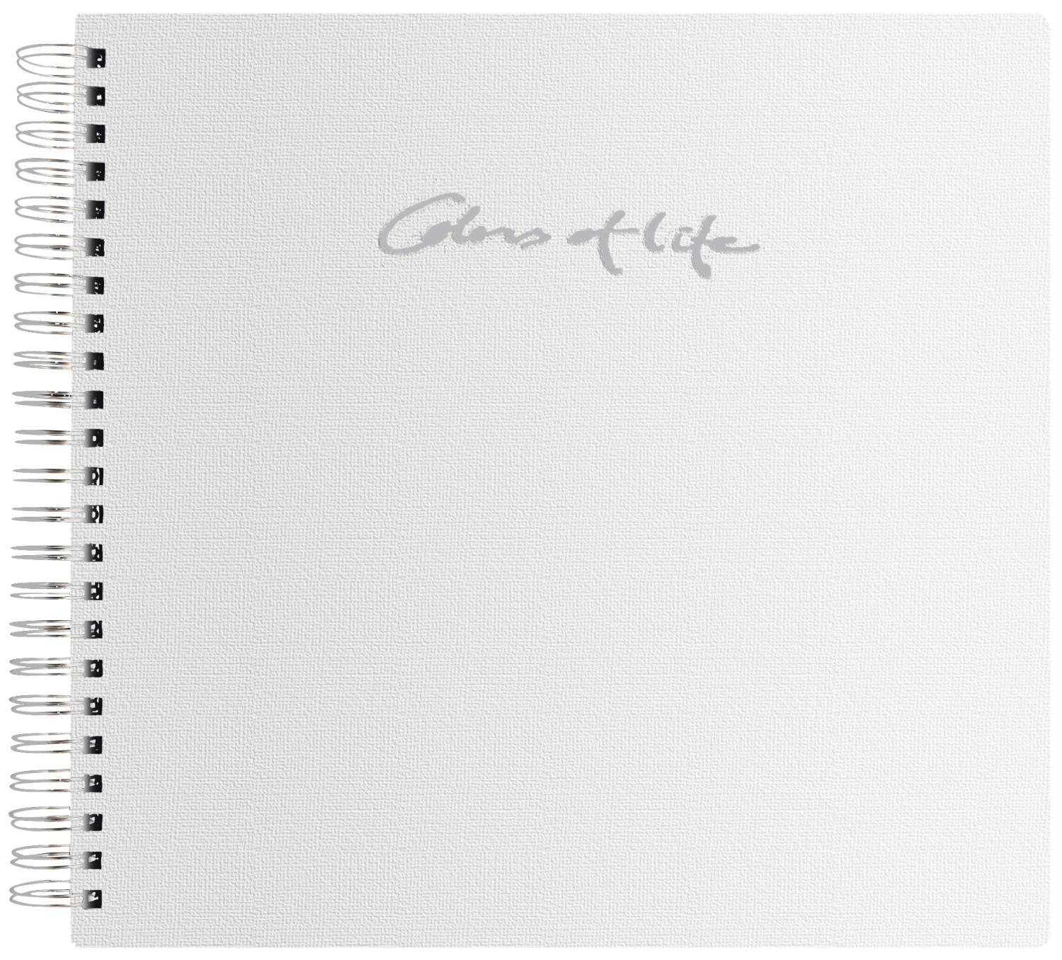 Product Image for Colors of Life Hvid - 30x30 cm (48 hvide sider / 24 blade)