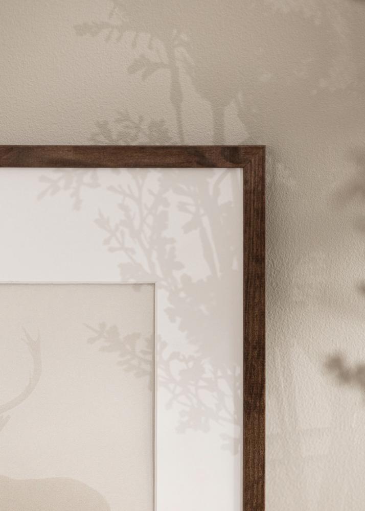 Ramme Galant Akrylglas Valnød 30x30 cm