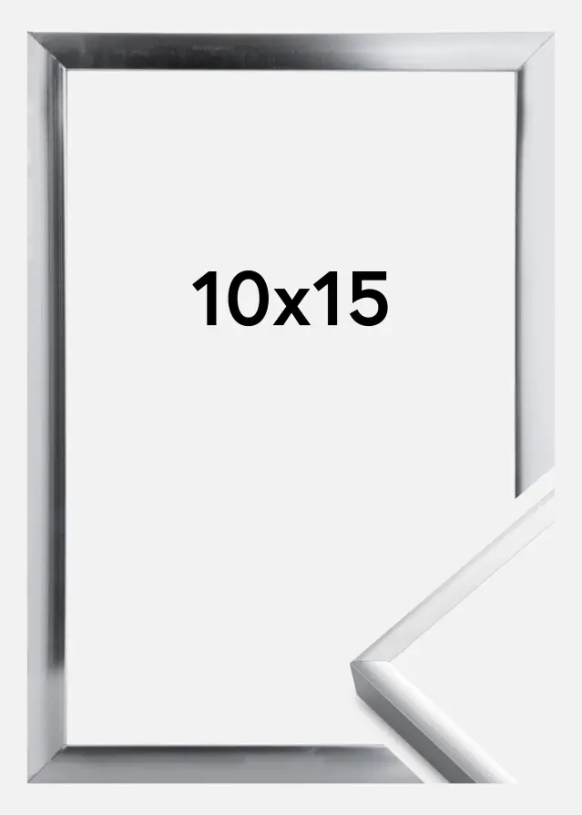 Ramme Aluminum Silver 10x15 cm