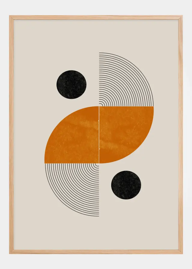 Retro Shape Plakat