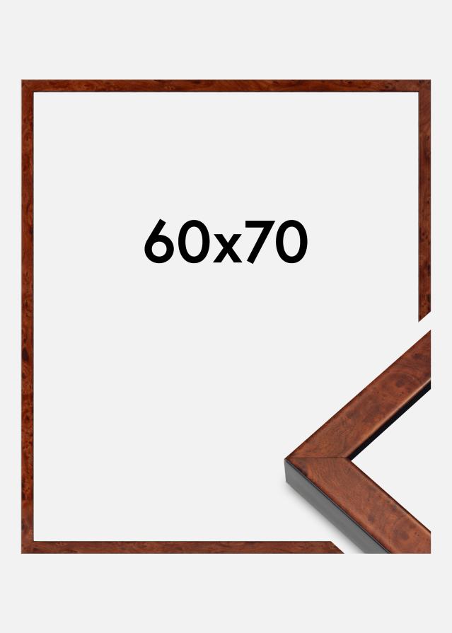 Ramme Hermes Akrylglas Burr Walnut 60x70 cm