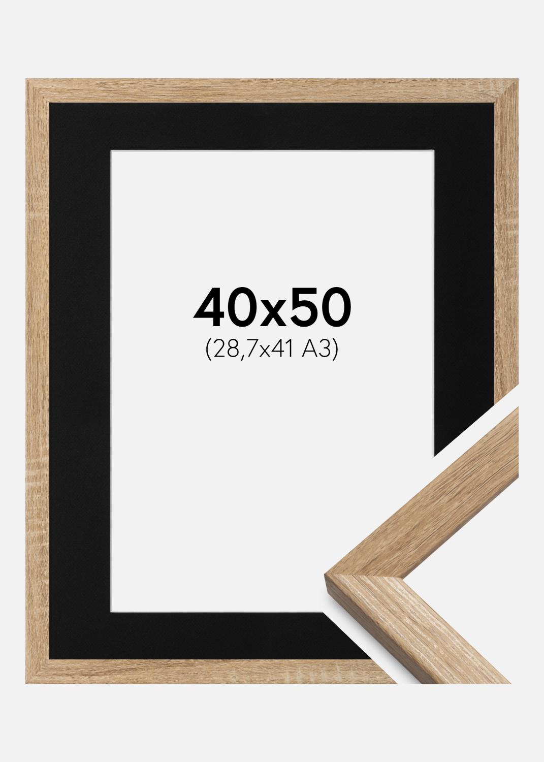 Product Image for Ramme Fiorito Lys Eg 40x50 cm - Passepartout Sort 29,7x42 cm (A3)