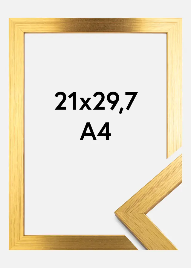 Ramme Gold Wood 21x29,7 cm (A4)