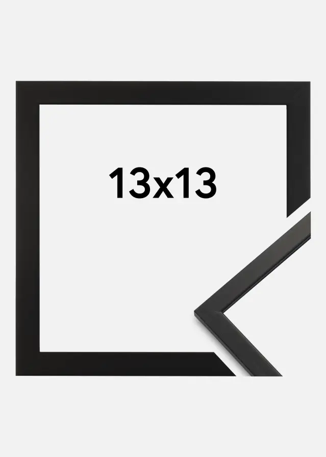 Ramme Edsbyn Sort 13x13 cm
