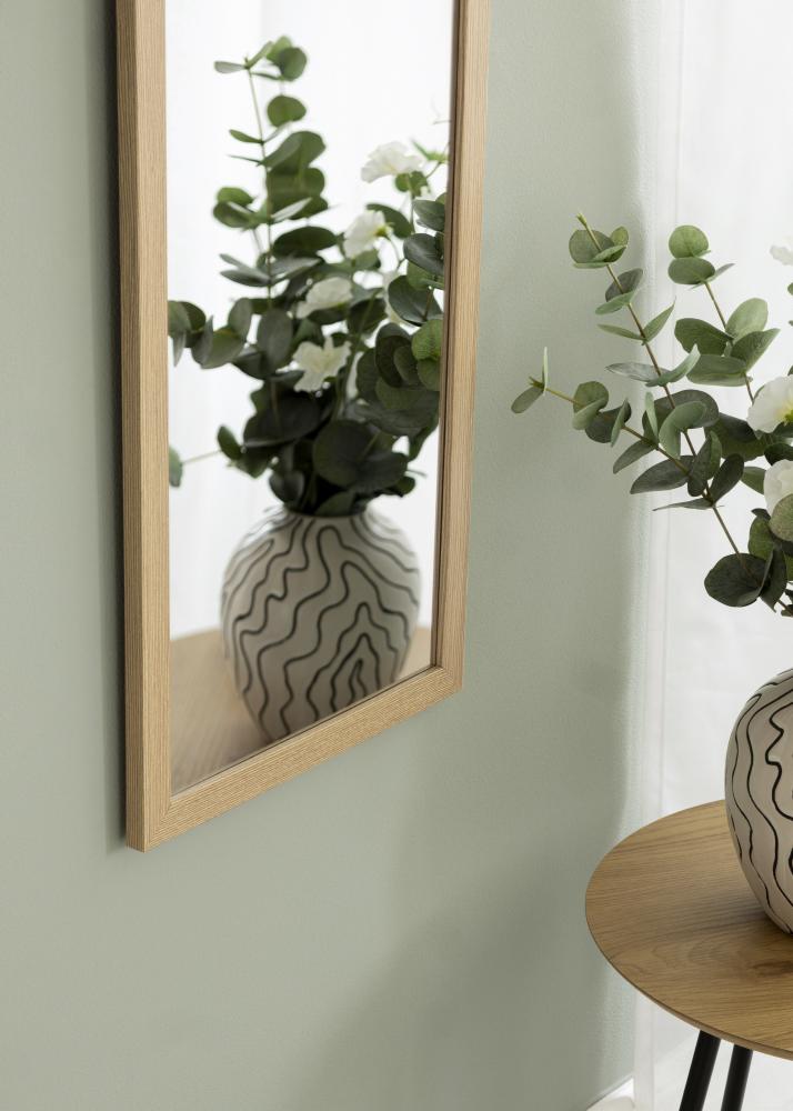 Spejl Overdoor Massiv eg 34x126 cm