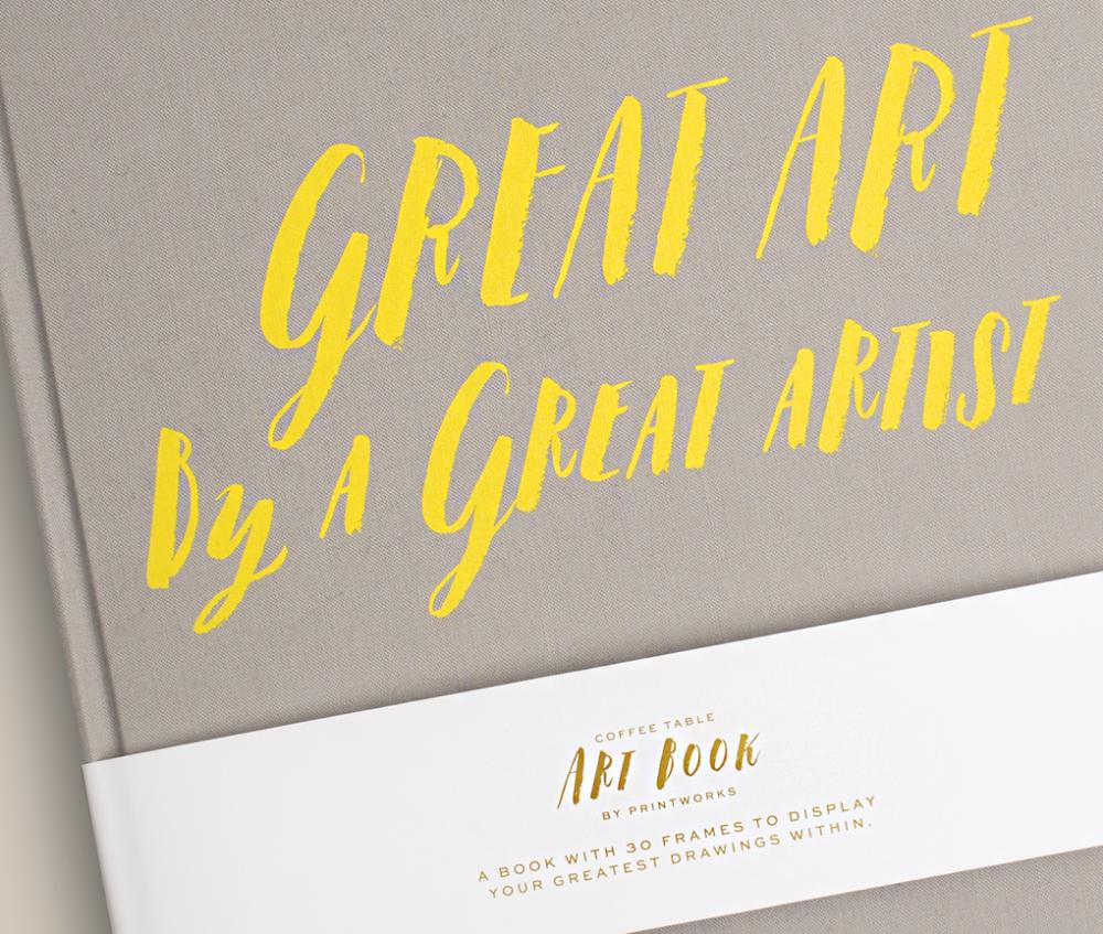 Great Art By A Great Artist - A Coffee Table Art Book (60 sider / 30 blade)