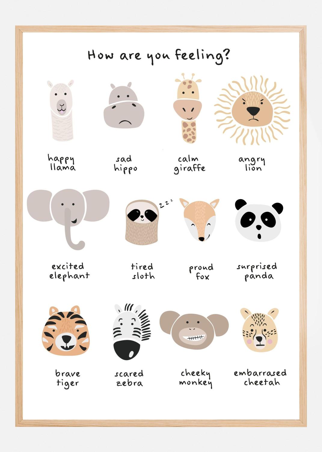 Product Image for Childrens calming meditation emotions Plakat (30x40 cm)