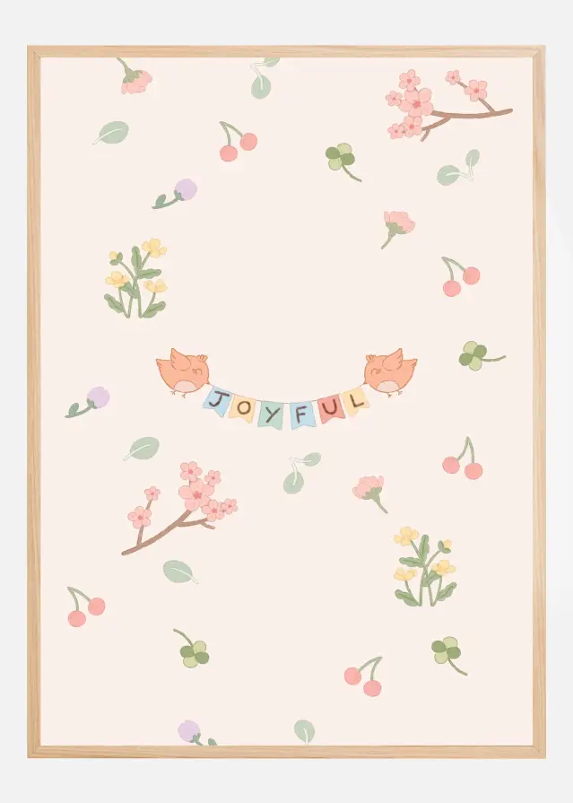 Falling in spring Plakat
