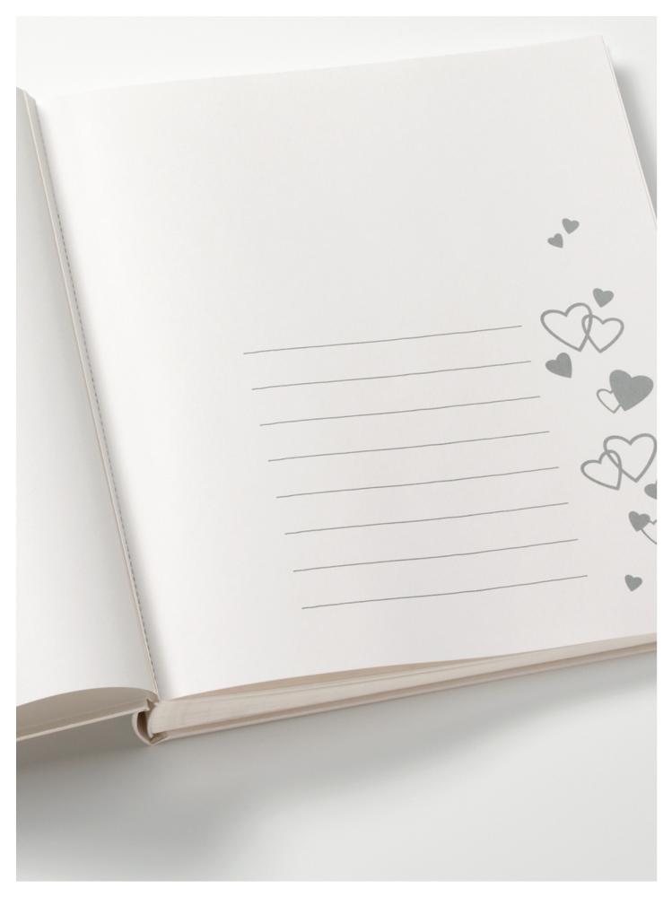 Ti Amo Album - 34x33 cm (100 Hvide sider / 50 blade)