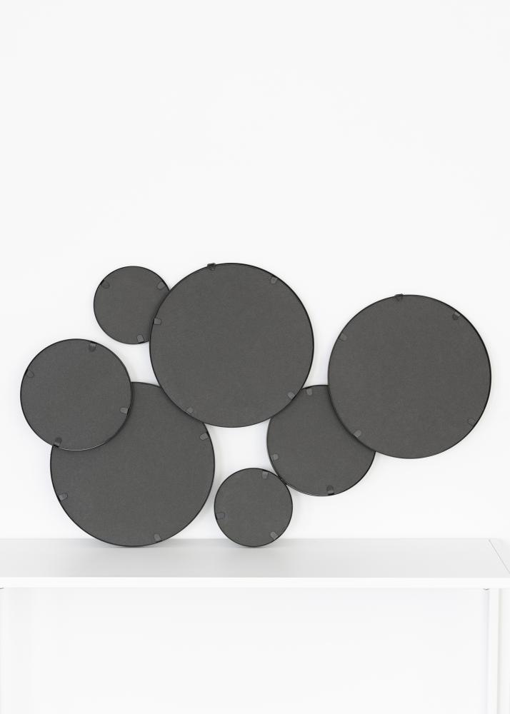 KAILA Spejl Bubbles - Sort 72x43 cm