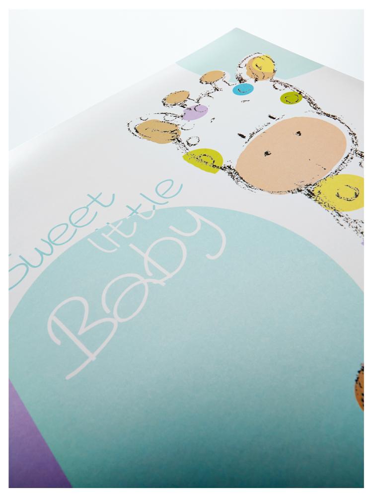 Kima Babyalbum - 28x30,5 cm (50 Hvide sider / 25 blade)