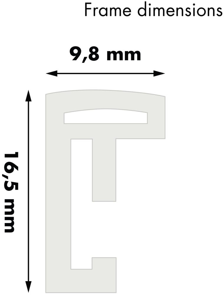 Ramme New Lifestyle Hvid 40x50 cm - Passepartout Hvid 12x16 inches