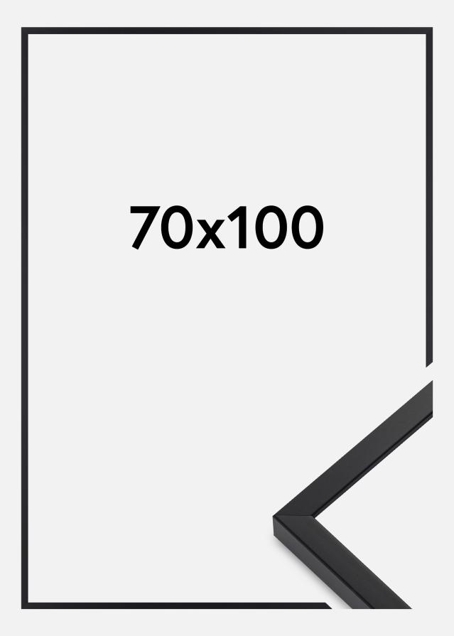 Ramme E-Line Akrylglas Sort 70x100 cm