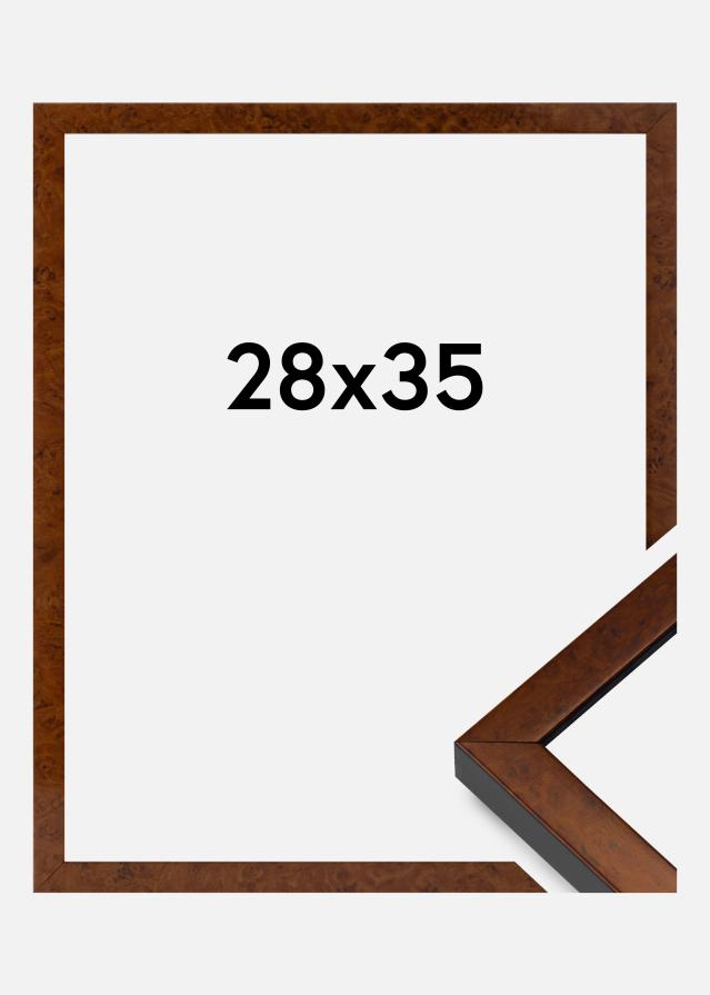 Ramme Ares Akrylglas Burr Walnut 28x35 cm