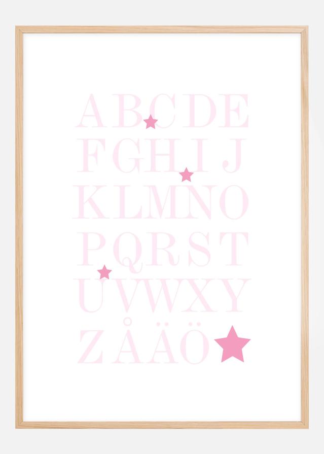 ABC - Rosa Plakat