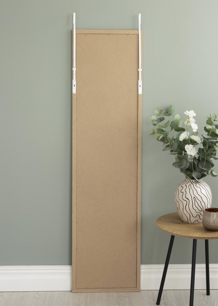 Spejl Overdoor Massiv eg 34x126 cm