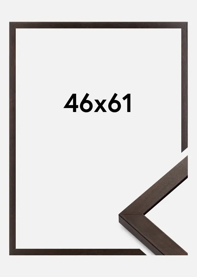 Ramme Selection Akrylglas Valnød 46x61 cm