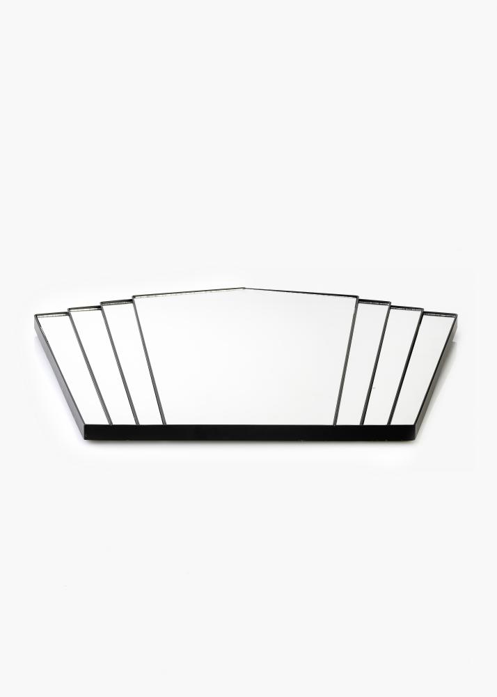 KAILA Spejl Fan - Sort 63x70 cm