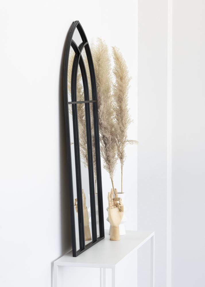 KAILA Spejl Window - Sort 45x100 cm