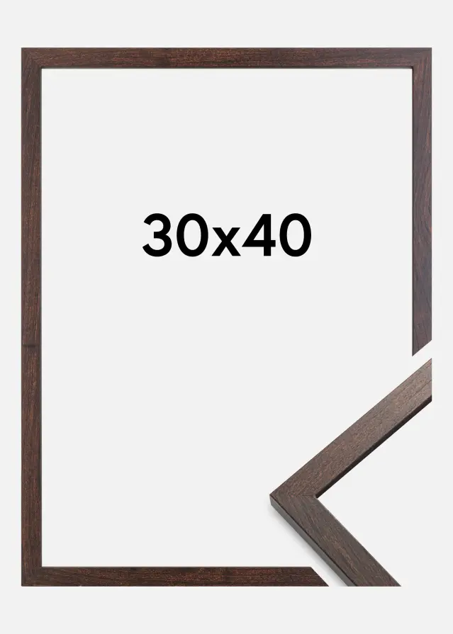 Ramme Trendy Valnød 30x40 cm