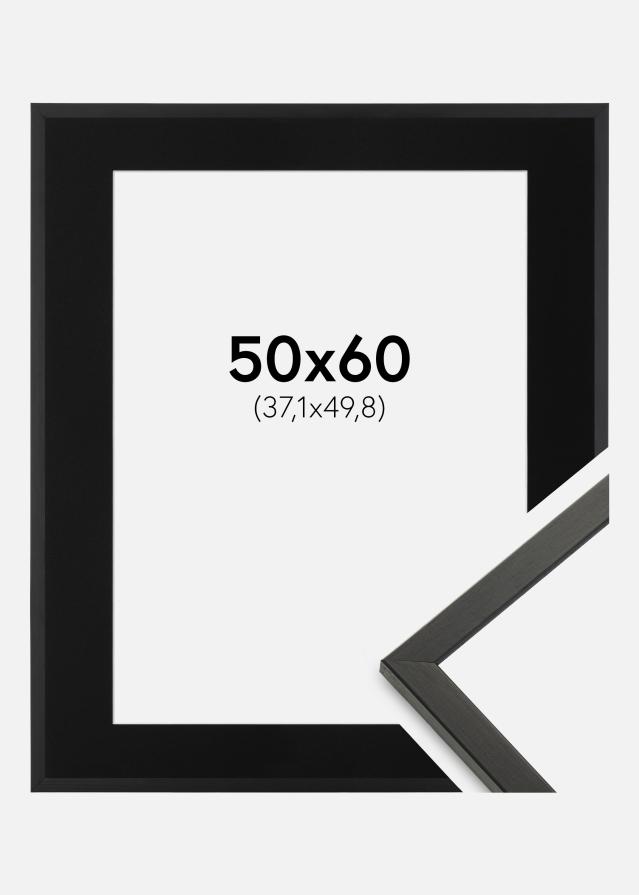 Ramme Galant Sort 50x60 cm - Passepartout Sort 15x20 inches
