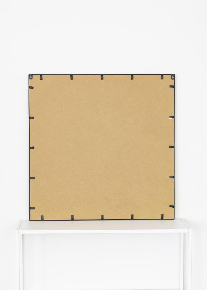 KAILA Spejl Asymetric - Sort 70x70 cm