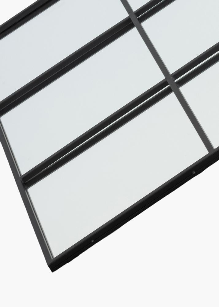 KAILA Spejl Squares - Sort 90x90 cm