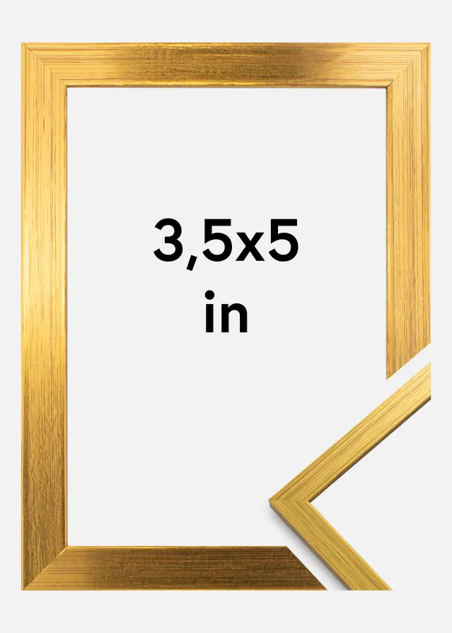 Ramme Edsbyn Guld 3,5x5 inches (8,89x12,7 cm)