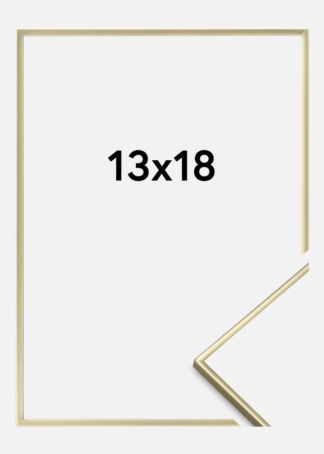 Ramme Glat metal Guld 13x18 cm
