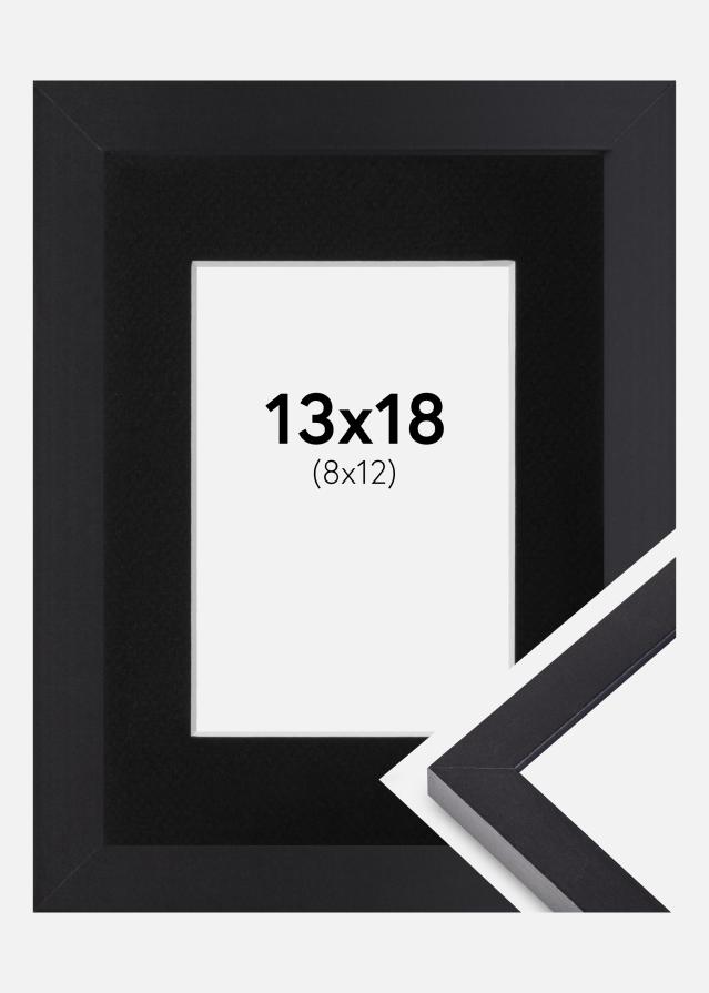 Ramme Selection Sort 13x18 cm - Passepartout Sort 9x13 cm
