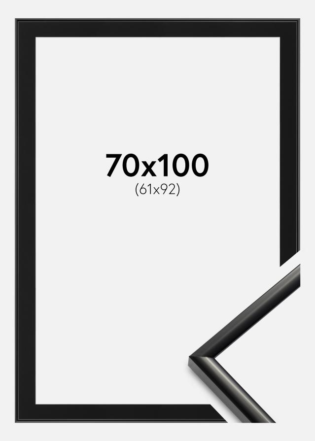 Ramme New Lifestyle Sort 70x100 cm - Passepartout Sort 62x93 cm