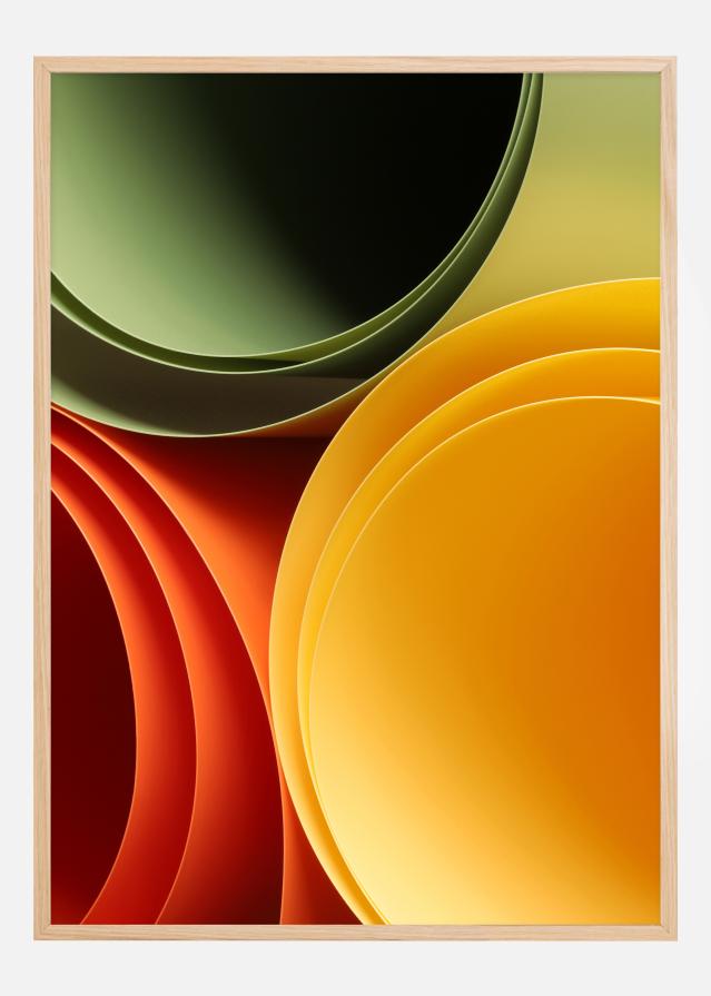 Round Shapes Plakat