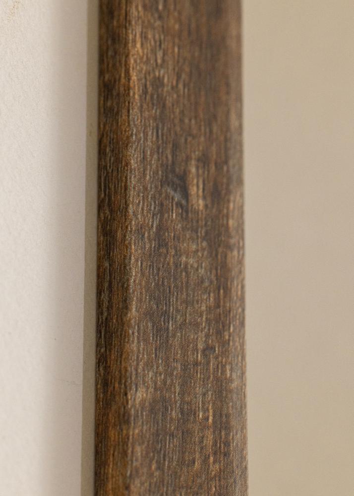 Ramme Fiorito Washed Oak 60x80 cm - Passepartout Hvid 50x60 cm