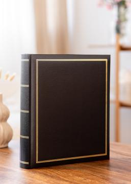 Classico Album Sort - 32x34 cm (100 Hvide sider / 50 ark)