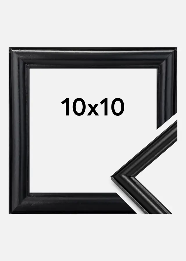Ramme Line Sort 10x10 cm