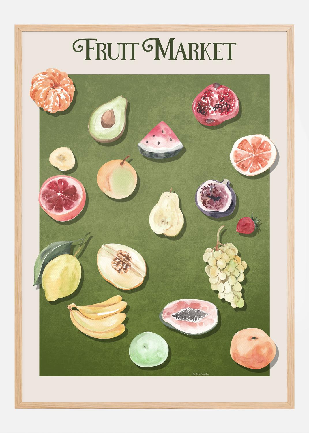 Product Image for Fruit Market Plakat (21x29.7 cm (A4))