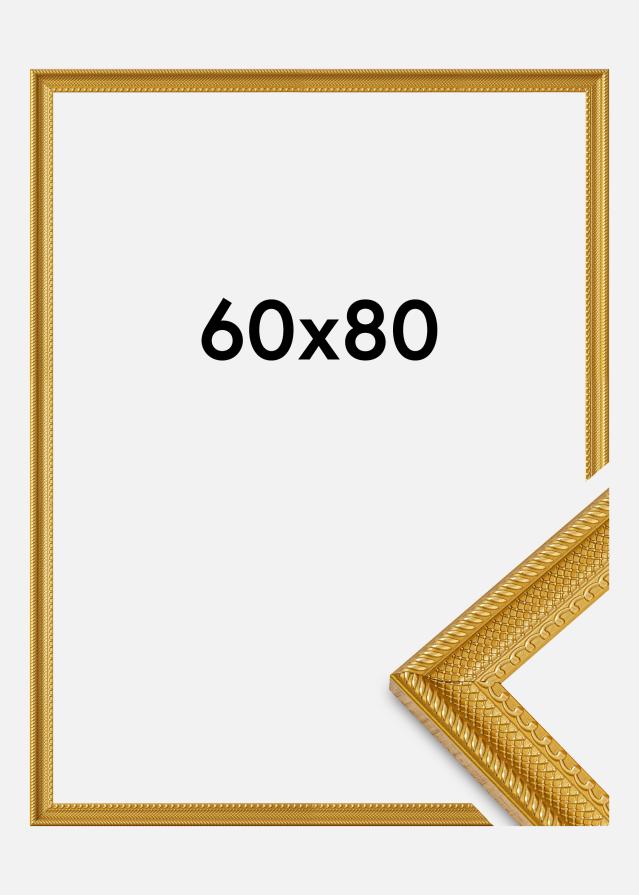 Ramme Lattice Akrylglas Guld 60x80 cm