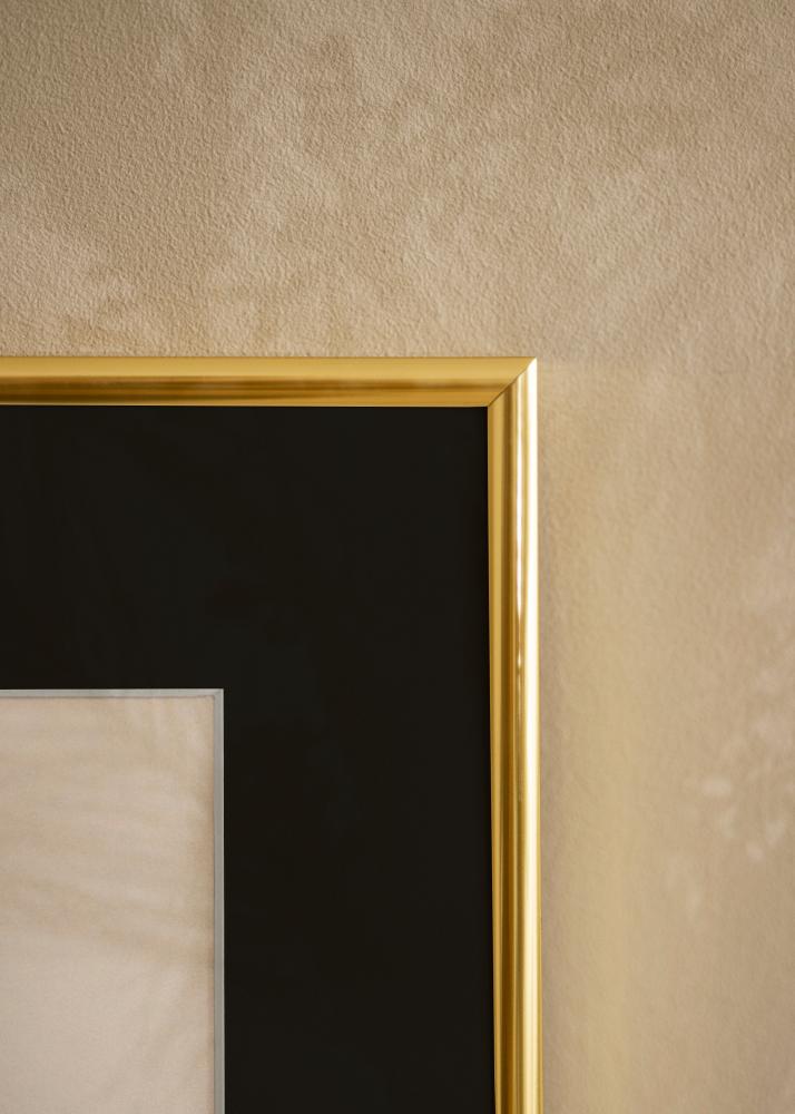 Ramme Victoria Guld 70x100 cm - Passepartout Sort 62x93 cm