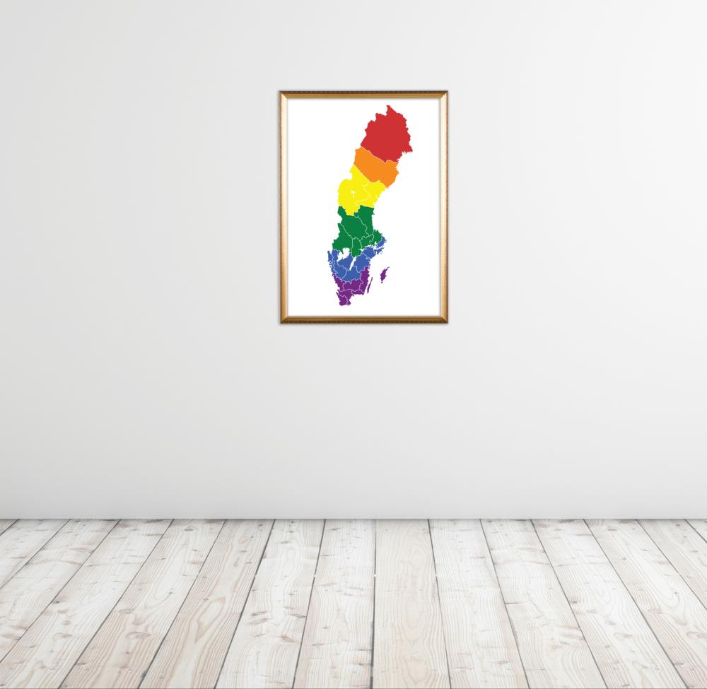 Sverigeskort Pride