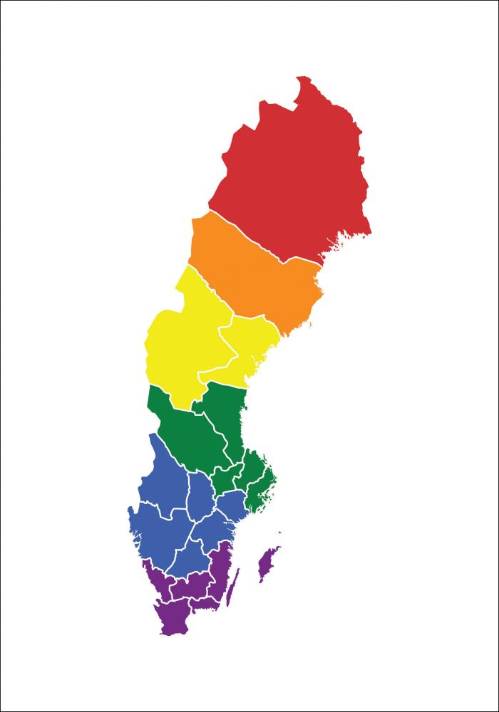 Sverigeskort Pride