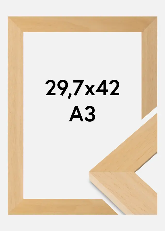 Ramme Juno Akrylglas Træ 29,7x42 cm (A3)