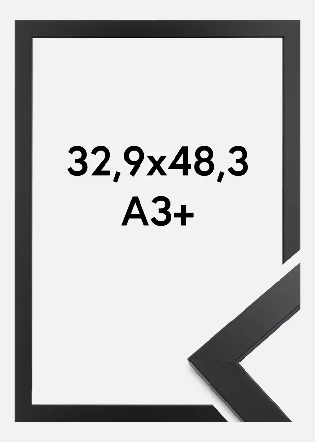Ramme Black Wood 32,9x48,3 cm (A3+)