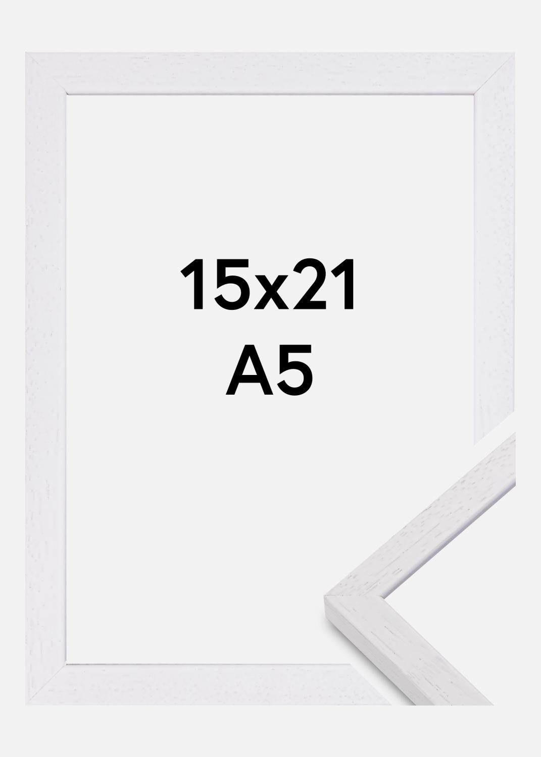 Product Image for Ramme Glendale Mat antirefleksglas Hvid 15x21 cm (A5)